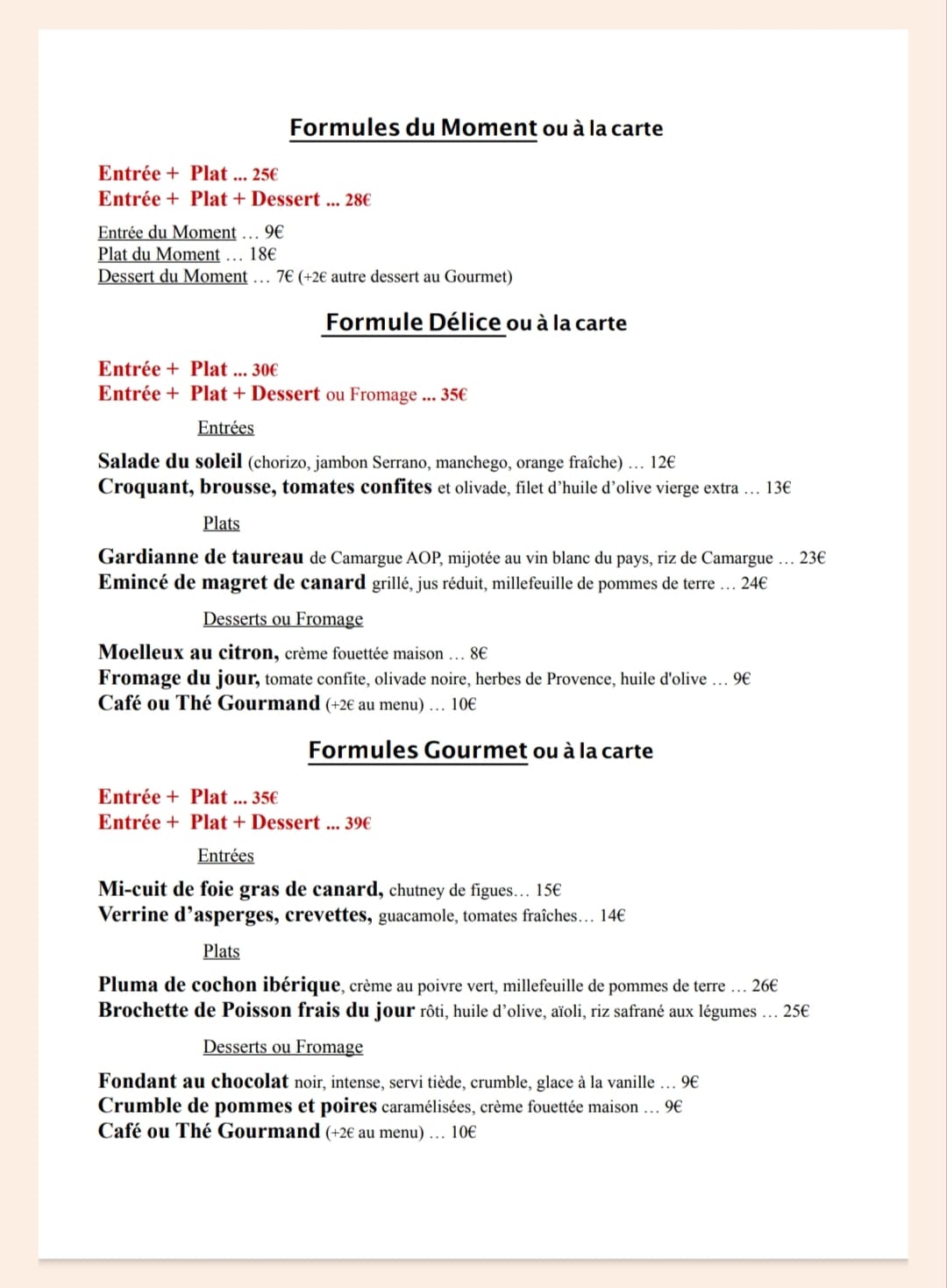 Carte complète