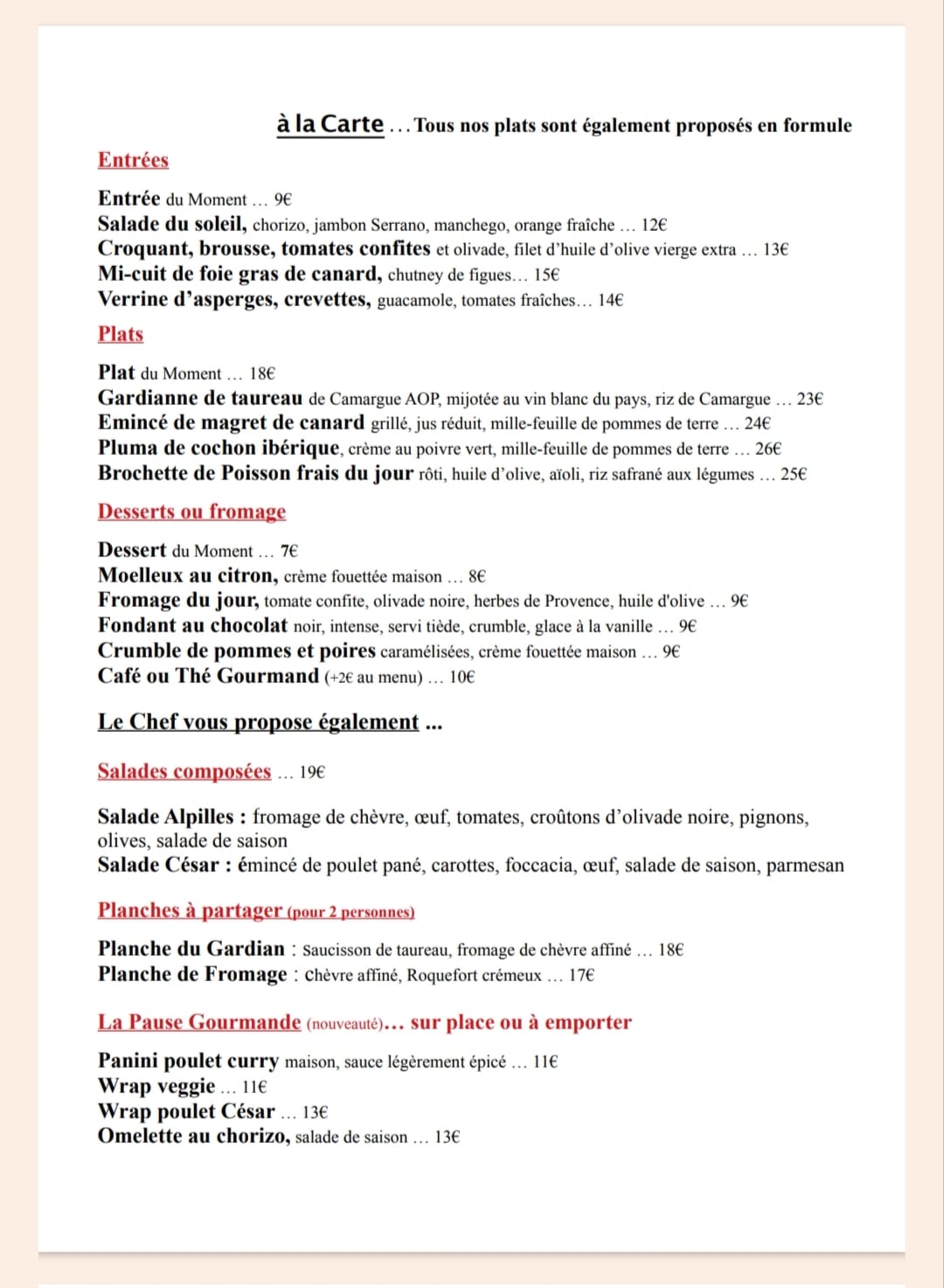 Carte complète