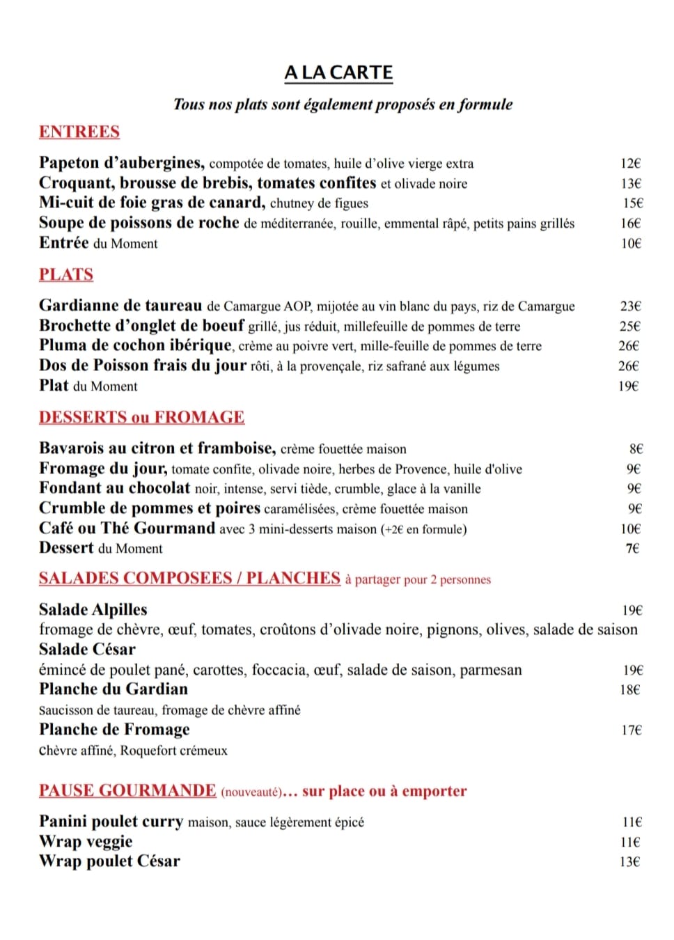 Carte complète