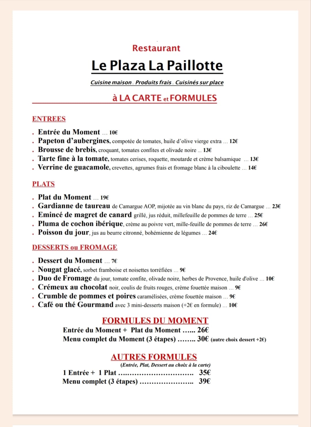 Carte complète