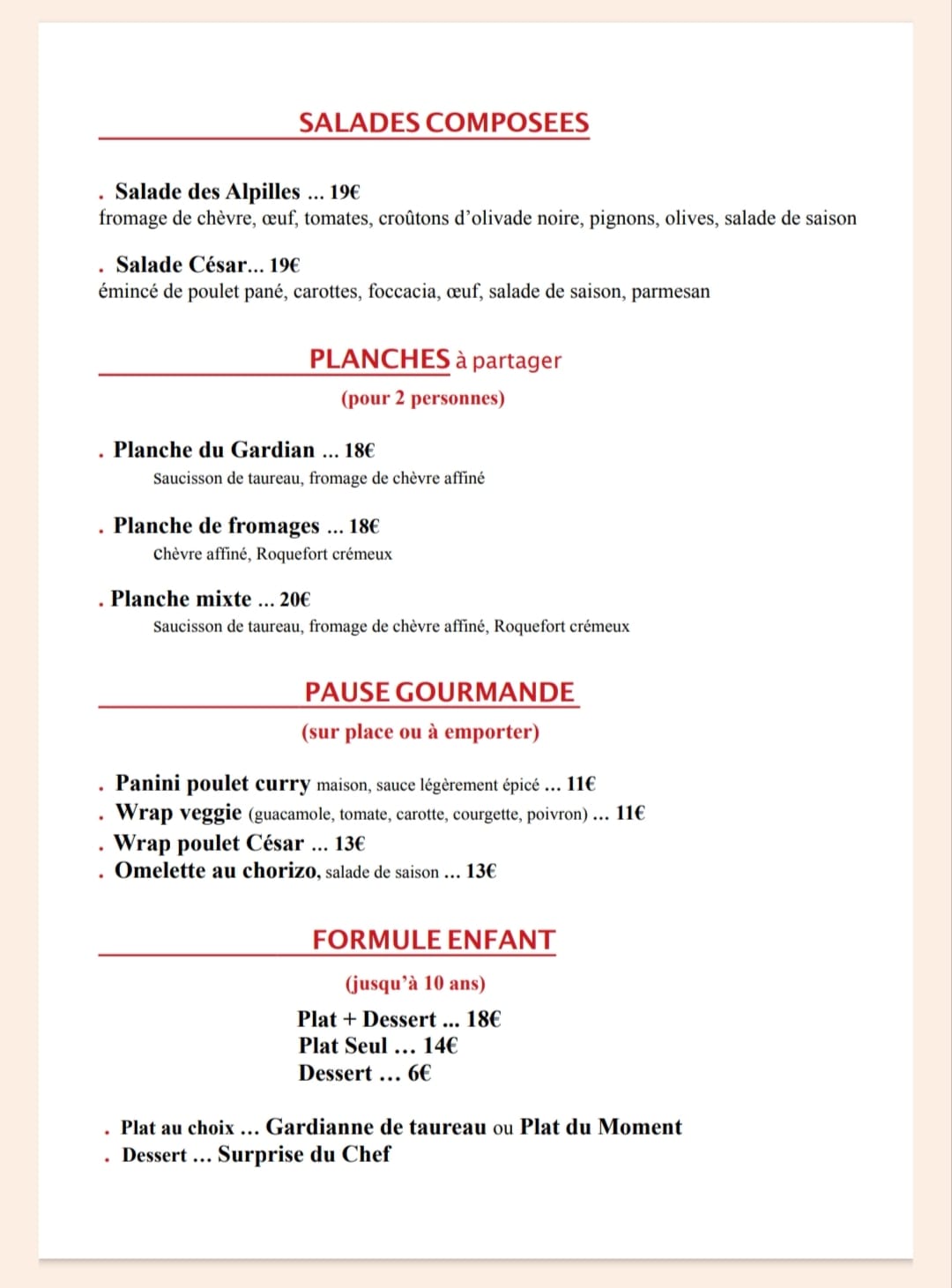Carte complète