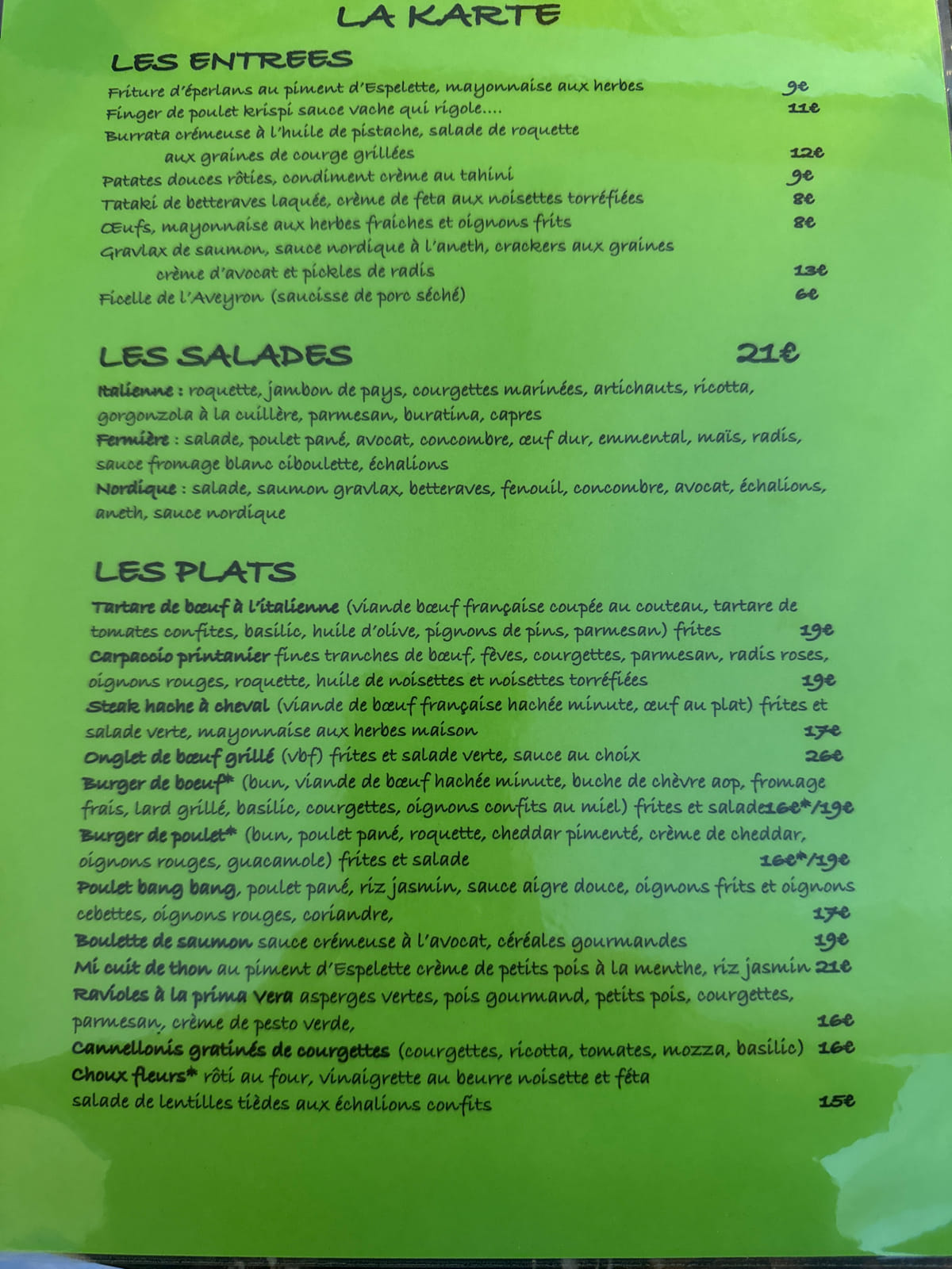 Carte complète