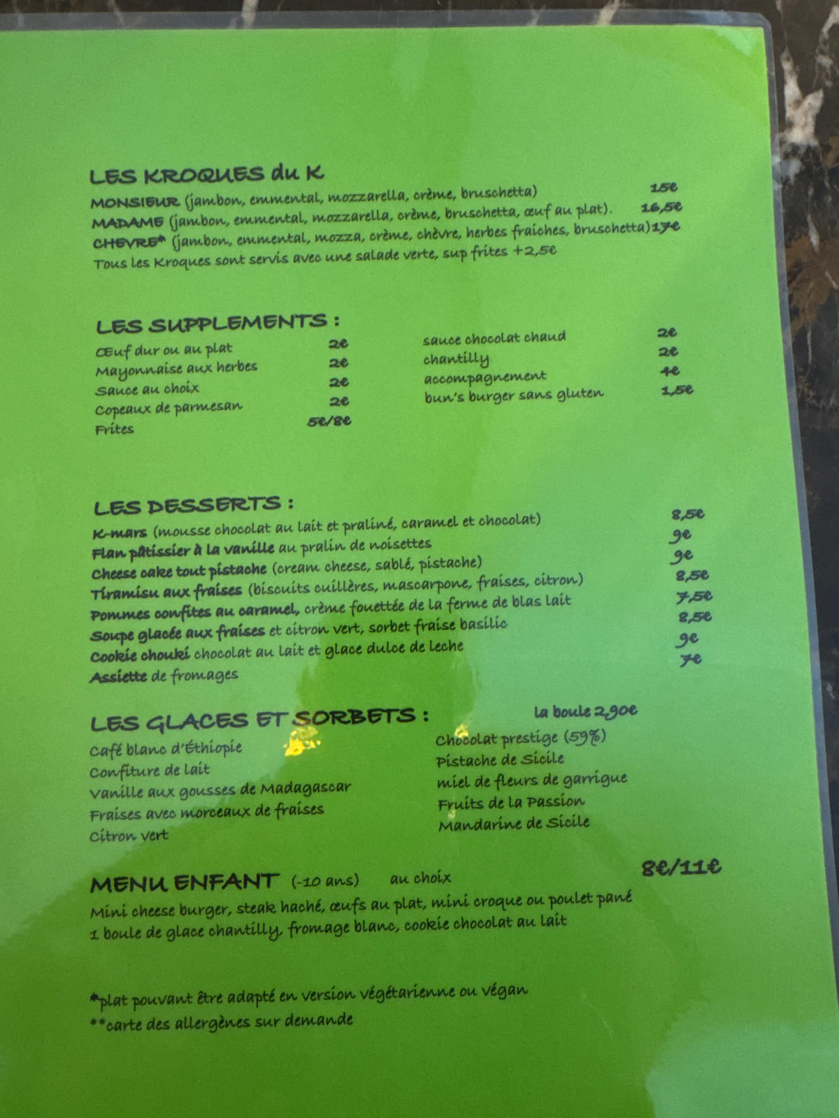 Carte complète