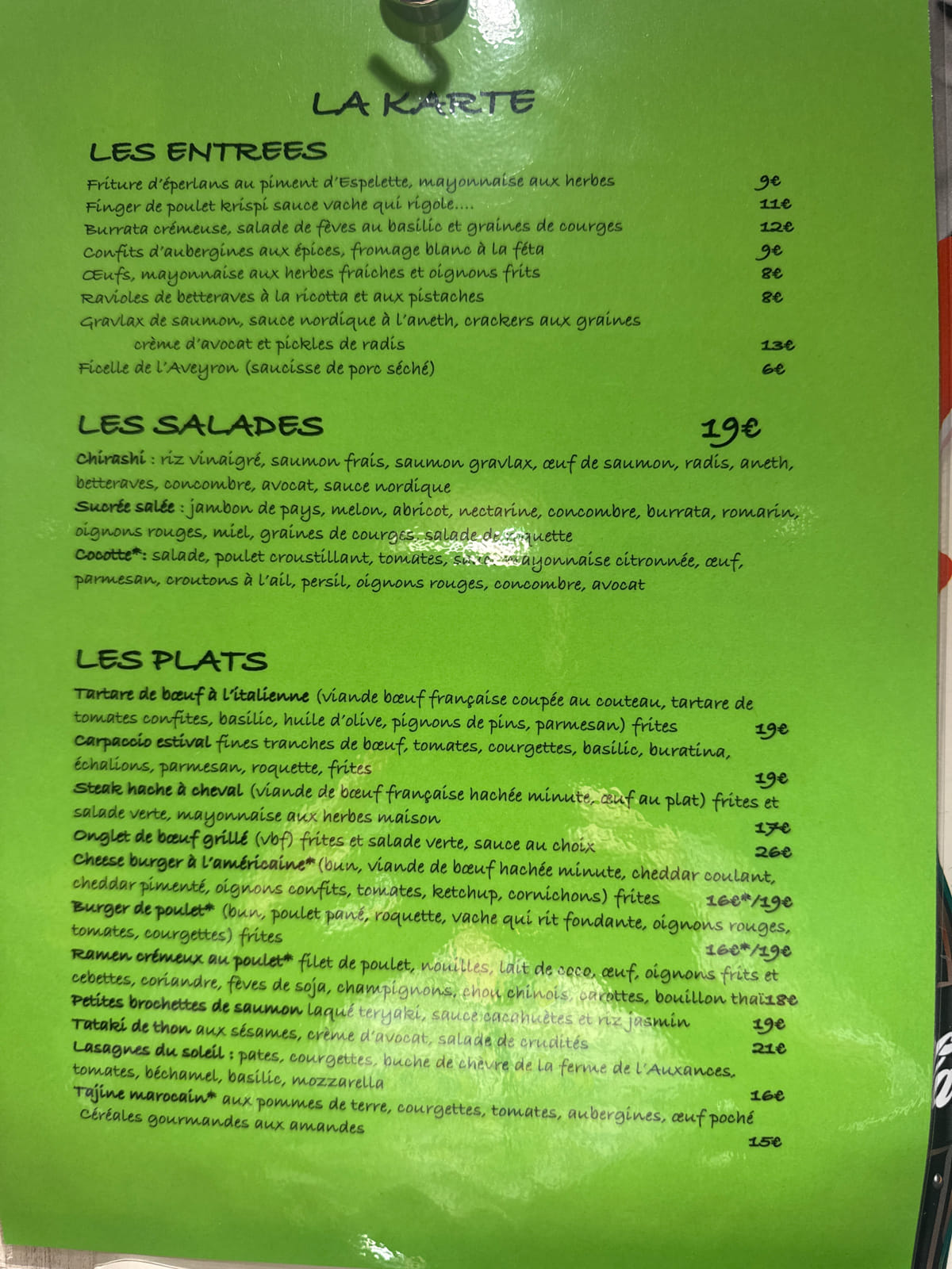 Carte complète