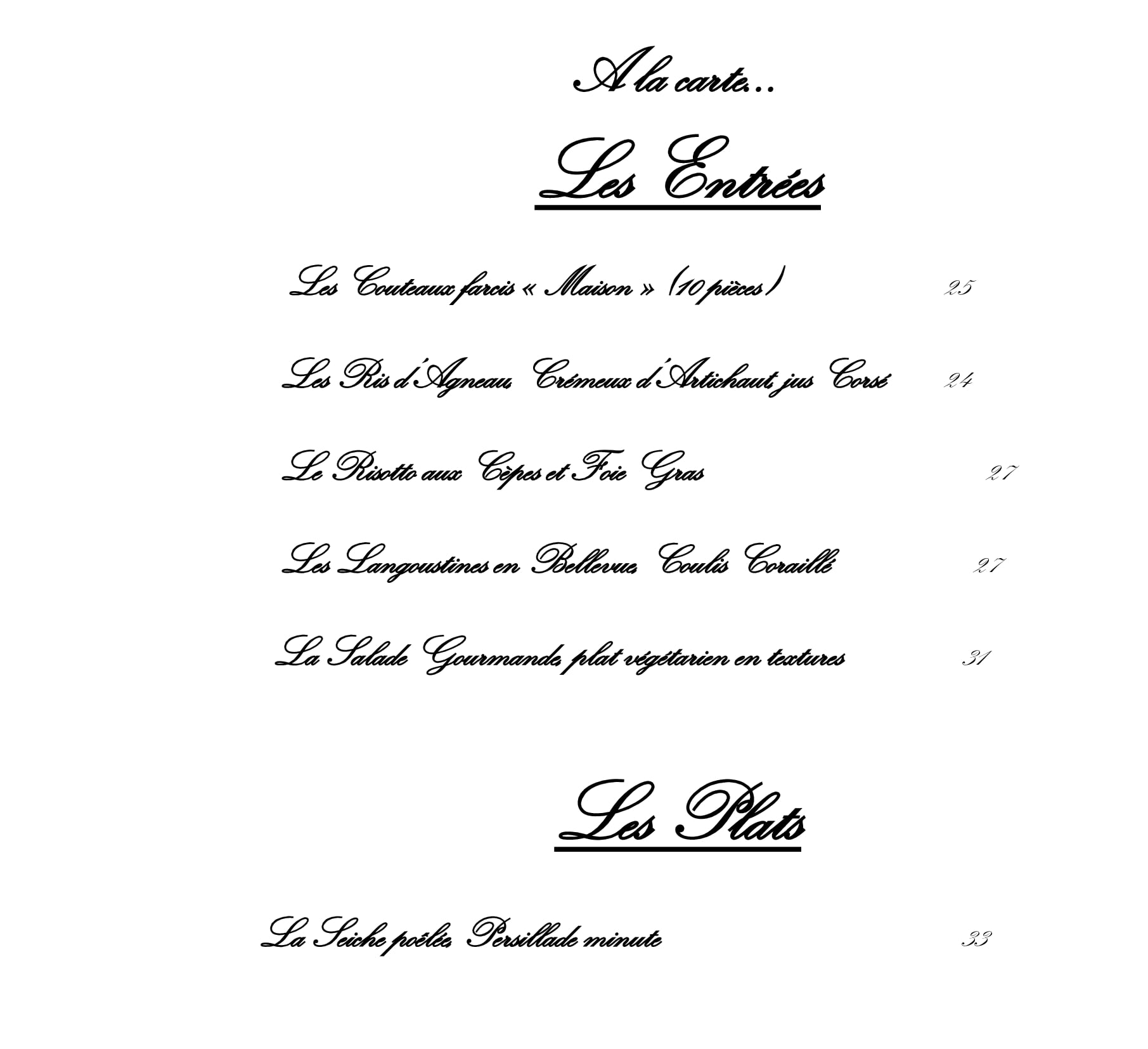 Carte complète