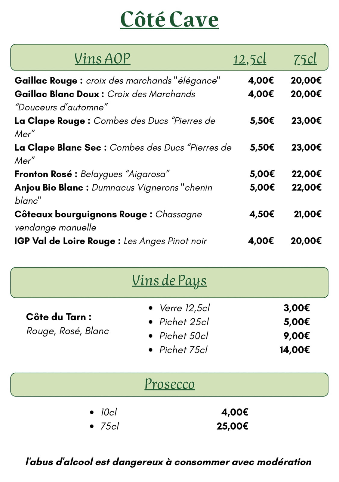 Carte complète