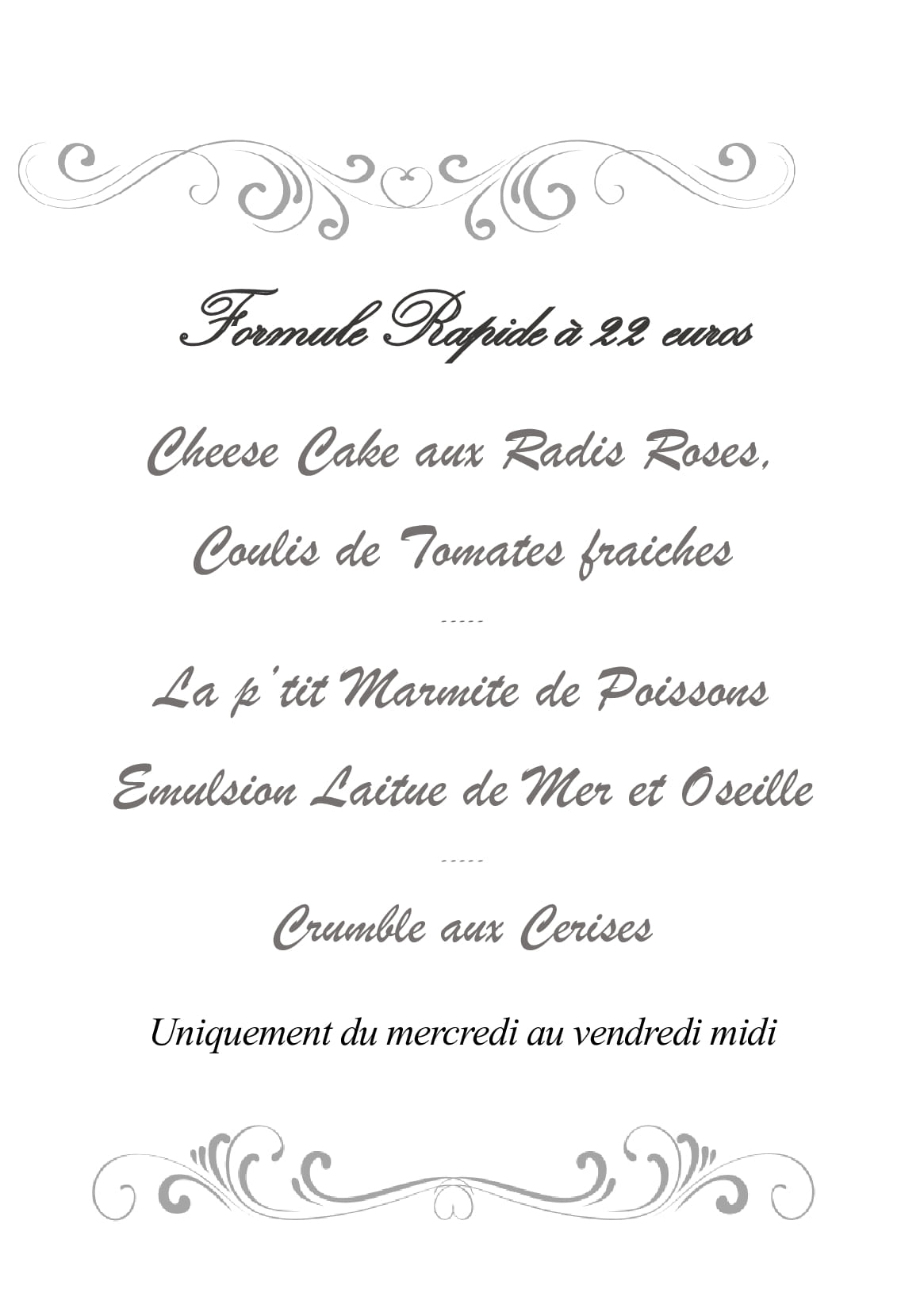 Suggestion du moment