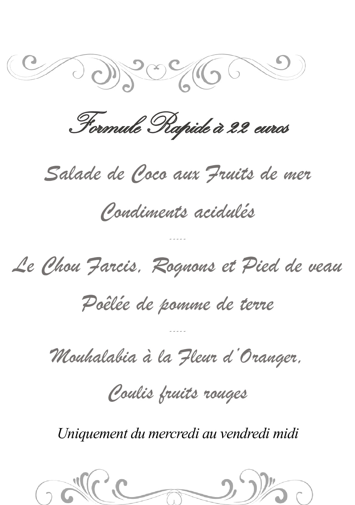 Suggestion du moment