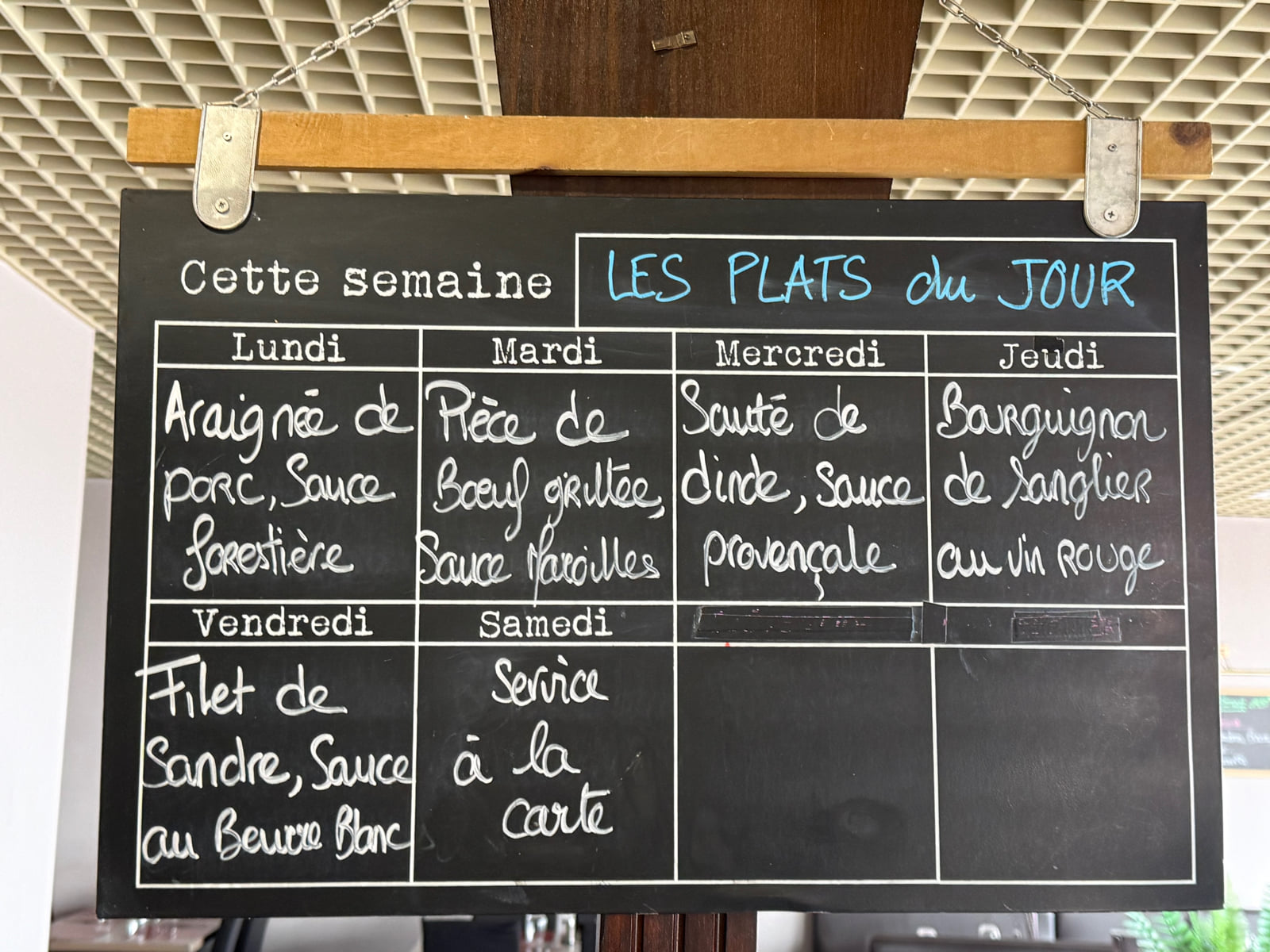 Suggestion du moment