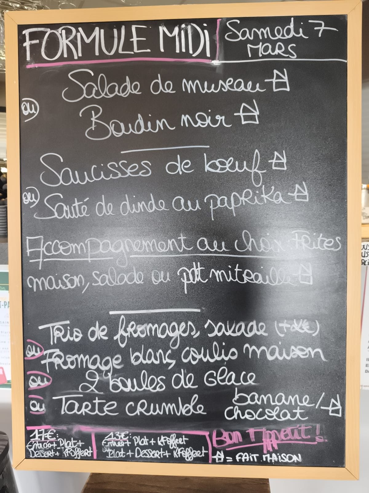 Suggestion du moment