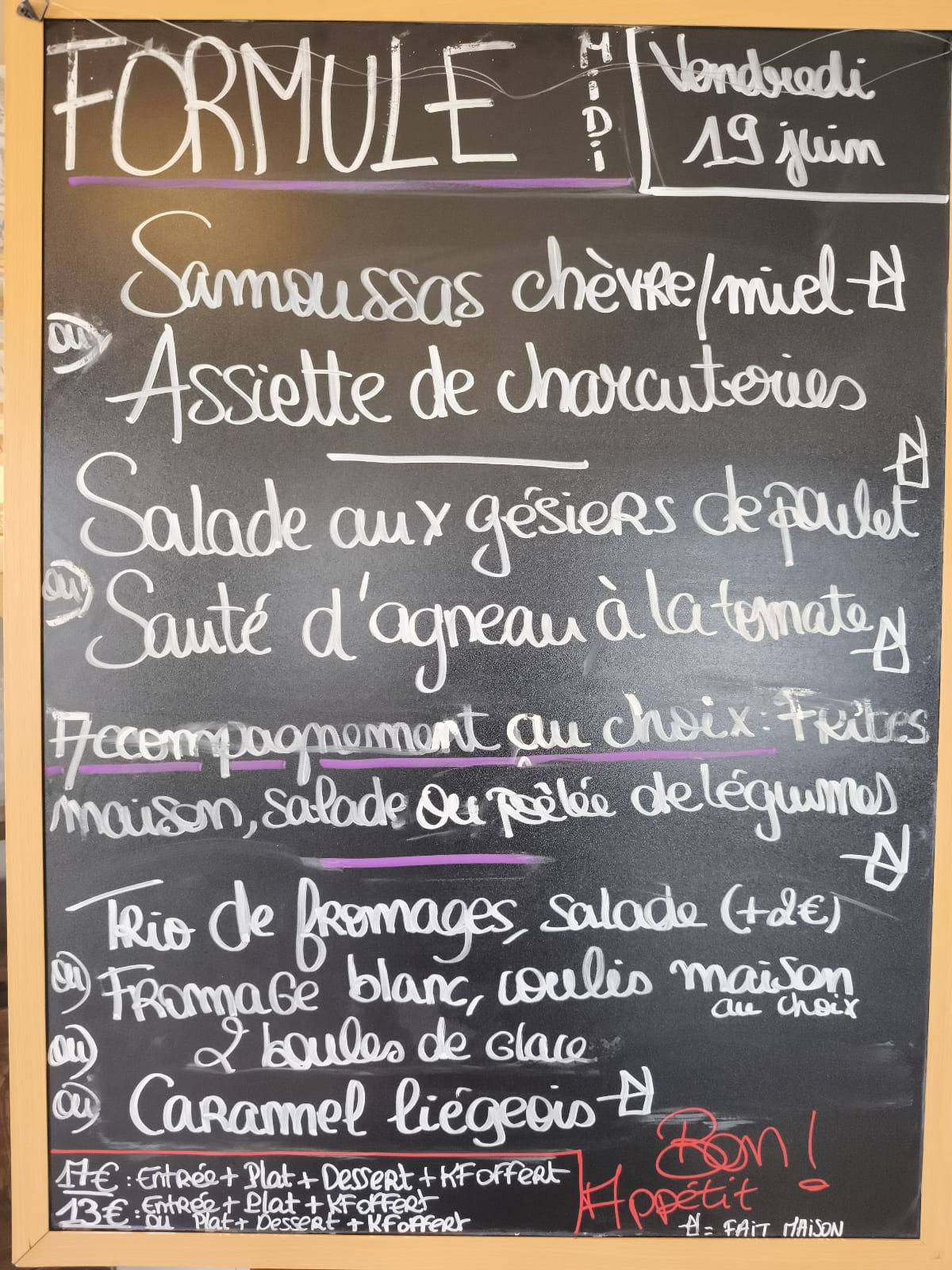 Suggestion du moment