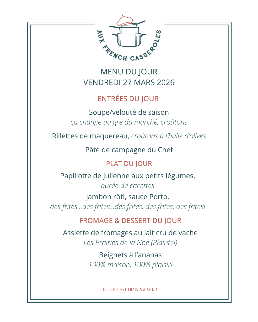 Suggestion du moment