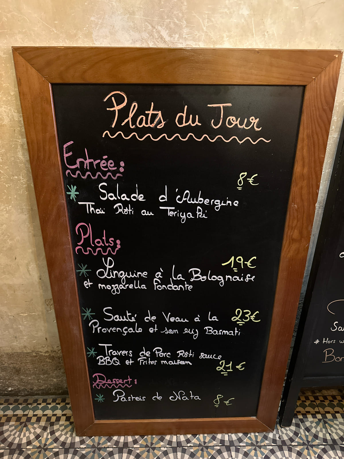 Suggestion du moment