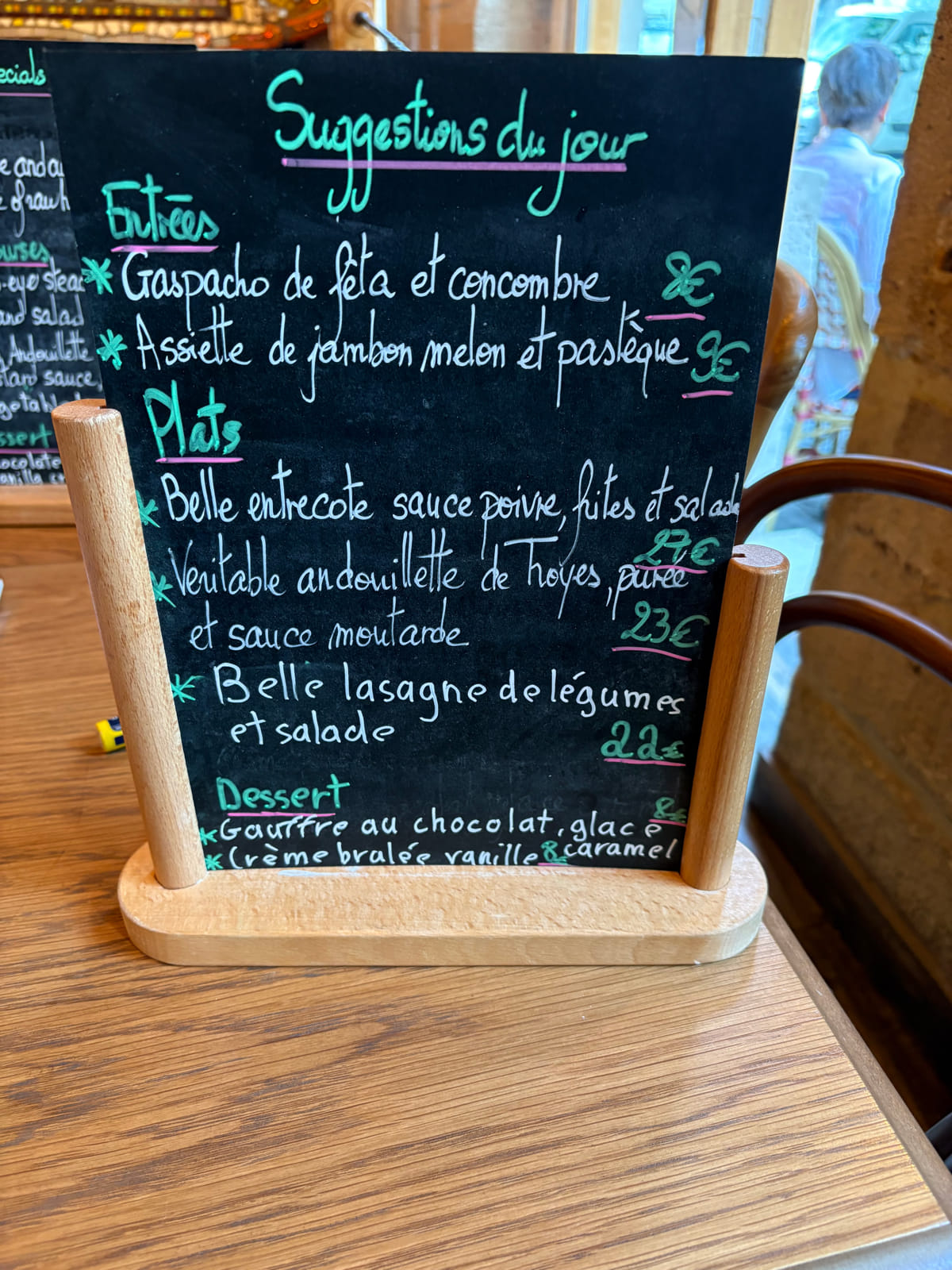 Suggestion du moment